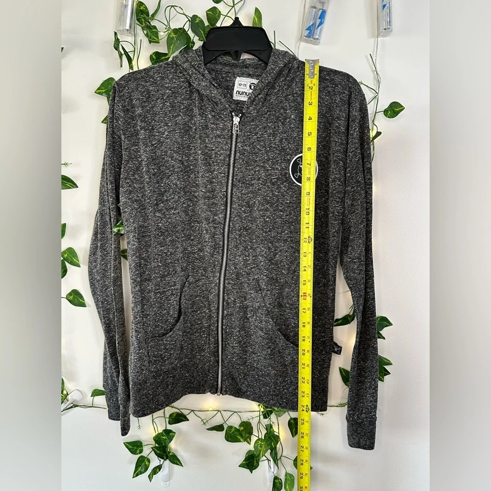 Nununu Charcoal Zip-Up Hoodie - Picture 5 of 6